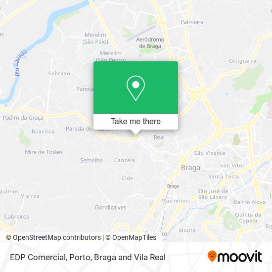 EDP Comercial map