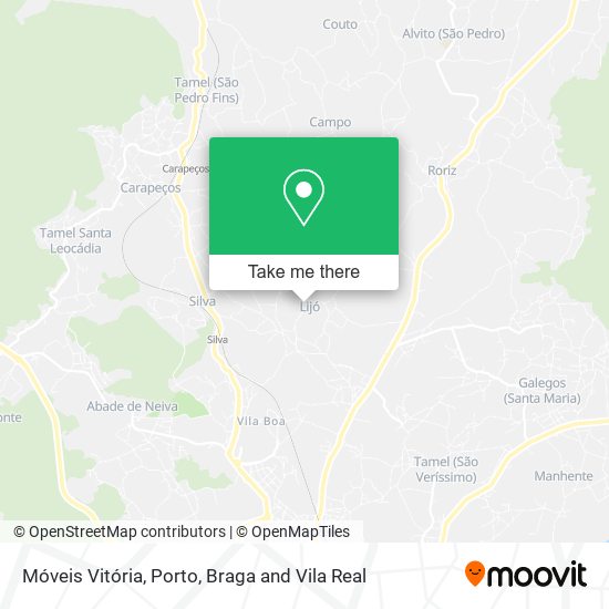 Móveis Vitória map