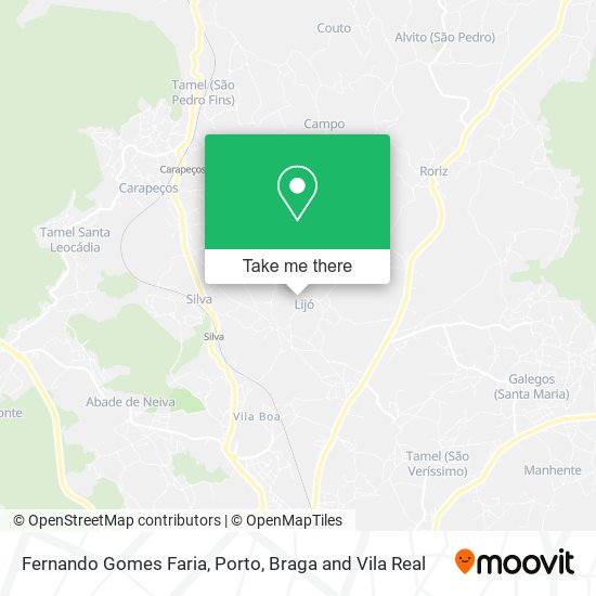 Fernando Gomes Faria map