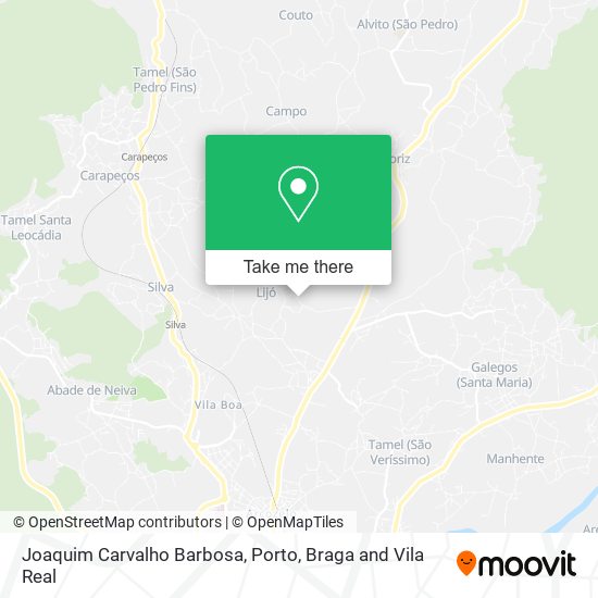 Joaquim Carvalho Barbosa map
