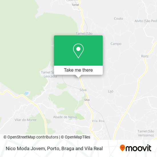 Nico Moda Jovem mapa