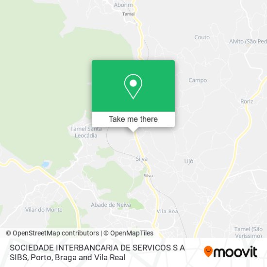 SOCIEDADE INTERBANCARIA DE SERVICOS S A SIBS mapa