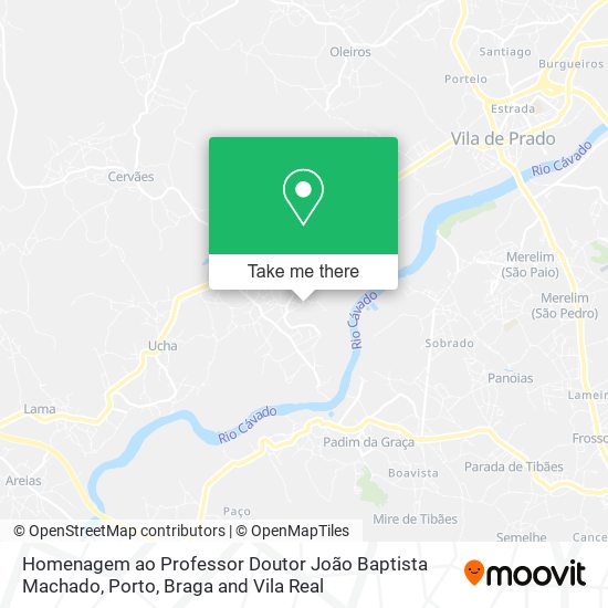 Homenagem ao Professor Doutor João Baptista Machado map
