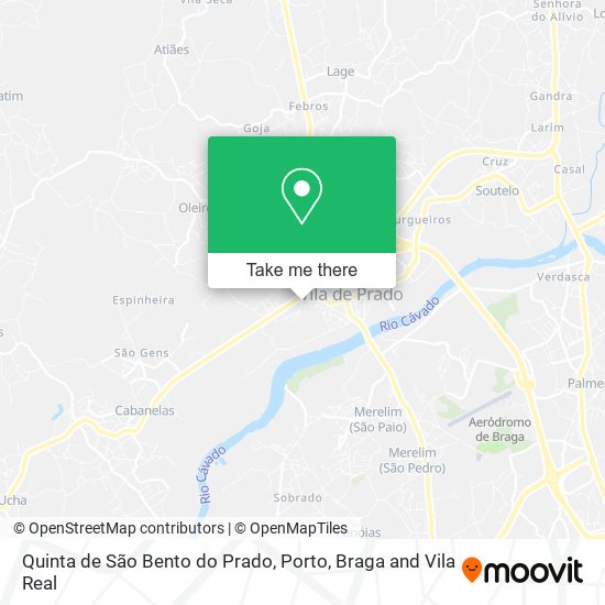 Quinta de São Bento do Prado map