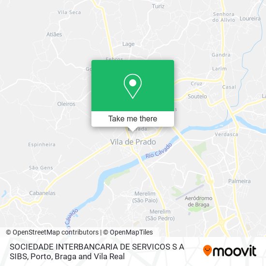 SOCIEDADE INTERBANCARIA DE SERVICOS S A SIBS map