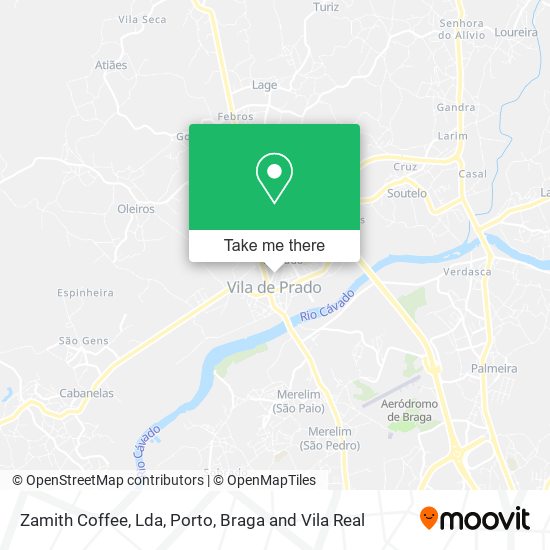Zamith Coffee, Lda map