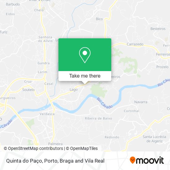 Quinta do Paço mapa