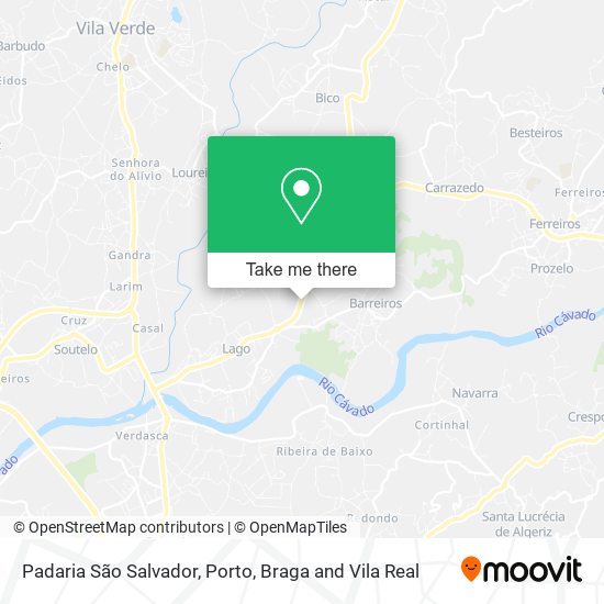 Padaria São Salvador mapa