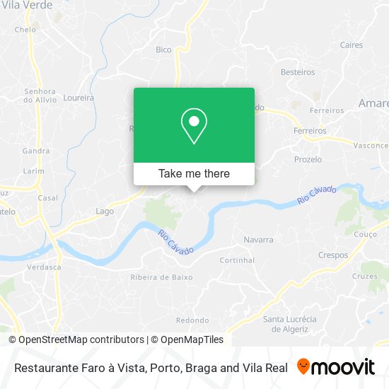 Restaurante Faro à Vista map