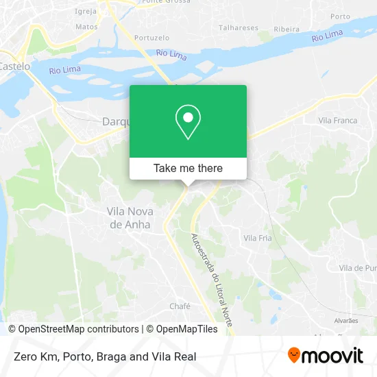Zero Km map