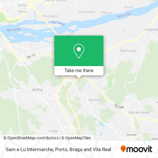 Sam e Lu Intermarche mapa