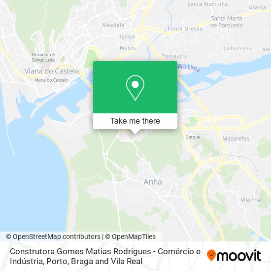 Construtora Gomes Matias Rodrigues - Comércio e Indústria map