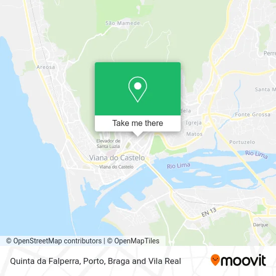 Quinta da Falperra map