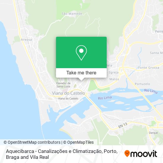 Aquecibarca - Canalizações e Climatização mapa