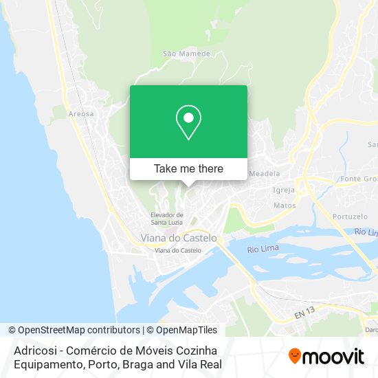 Adricosi - Comércio de Móveis Cozinha Equipamento mapa
