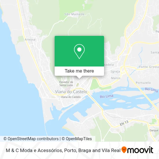 M & C Moda e Acessórios map