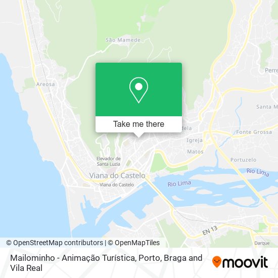 Mailominho - Animação Turística map