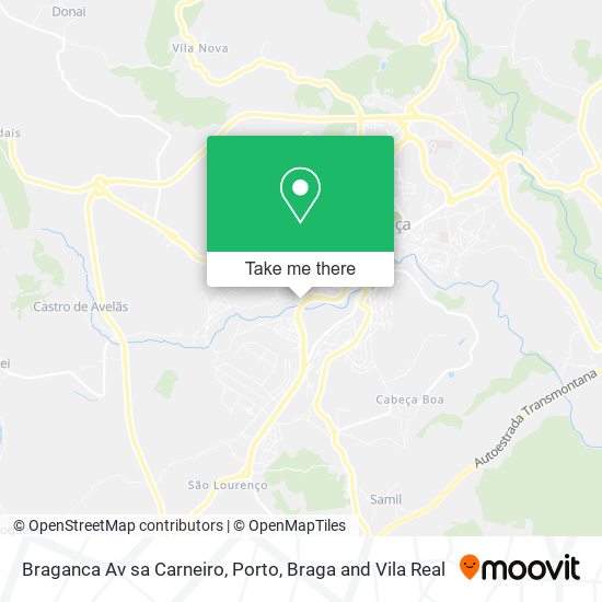 Braganca Av sa Carneiro map