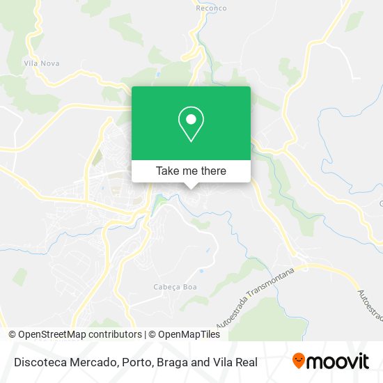 Discoteca Mercado mapa
