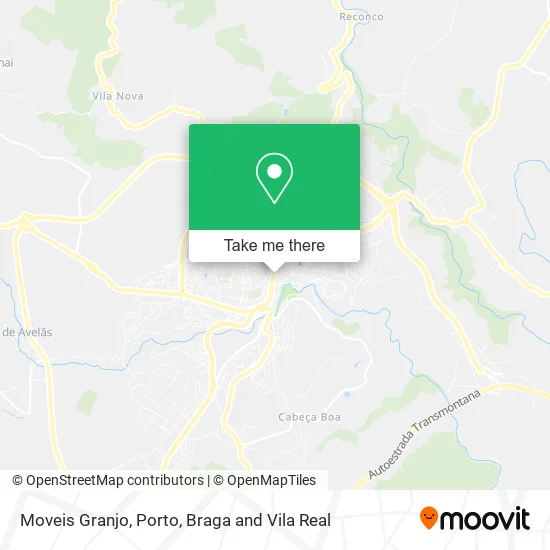 Moveis Granjo map