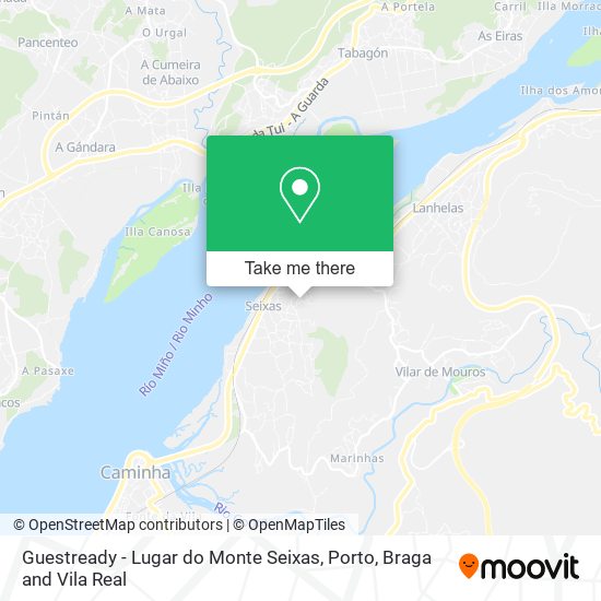 Guestready - Lugar do Monte Seixas map