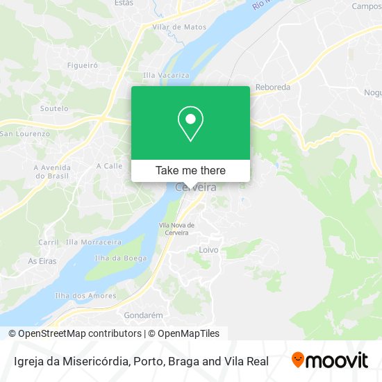 Igreja da Misericórdia mapa