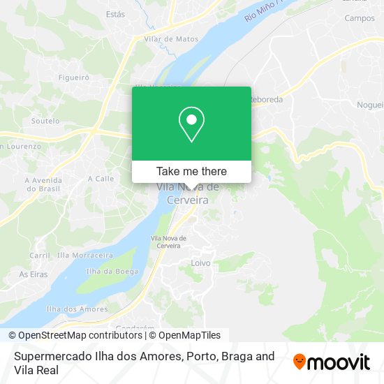 Supermercado Ilha dos Amores map