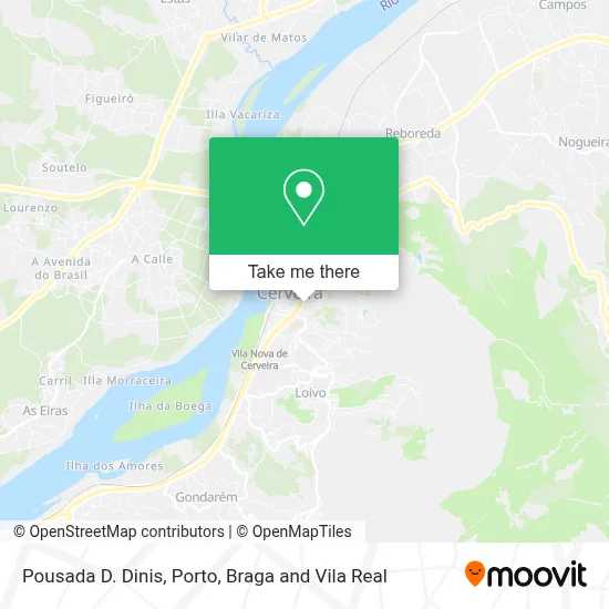 Pousada D. Dinis map