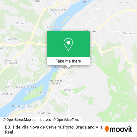 EB. 1 de Vila Nova de Cerveira map