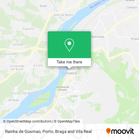 Rainha de Gusmao map