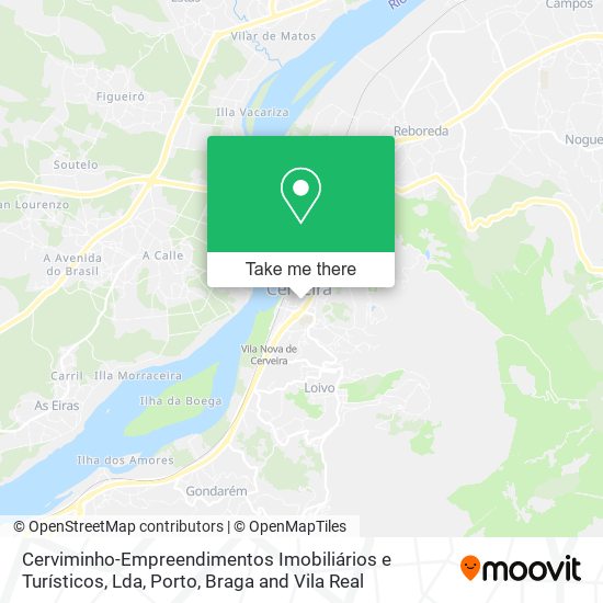 Cerviminho-Empreendimentos Imobiliários e Turísticos, Lda map