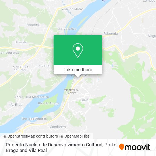 Projecto Nucleo de Desenvolvimento Cultural map