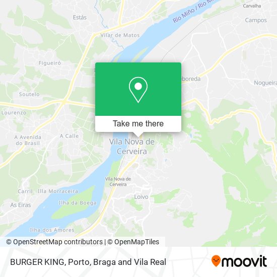 BURGER KING mapa