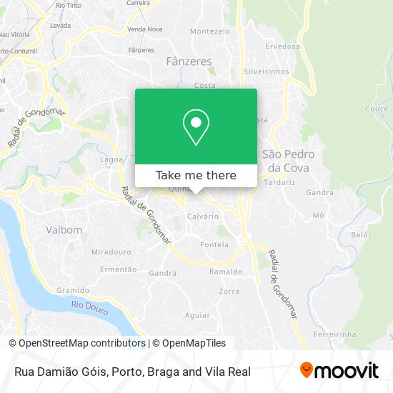 Rua Damião Góis map