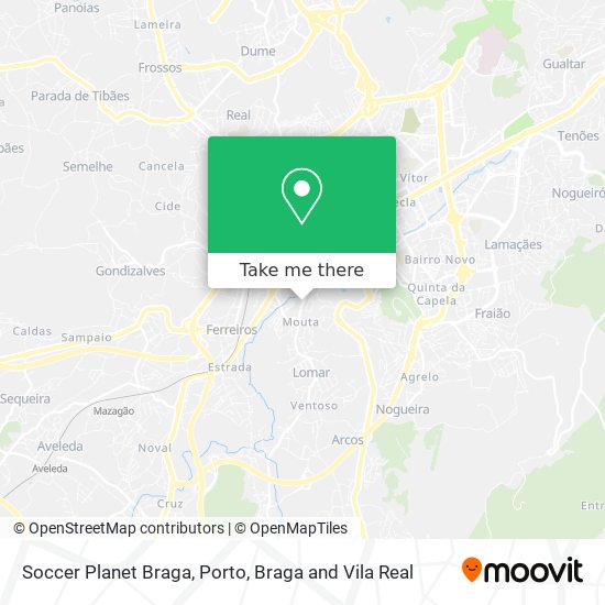 Soccer Planet Braga map