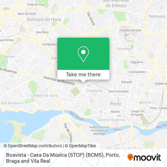 Boavista - Casa Da Música (STCP) (BCM5) map