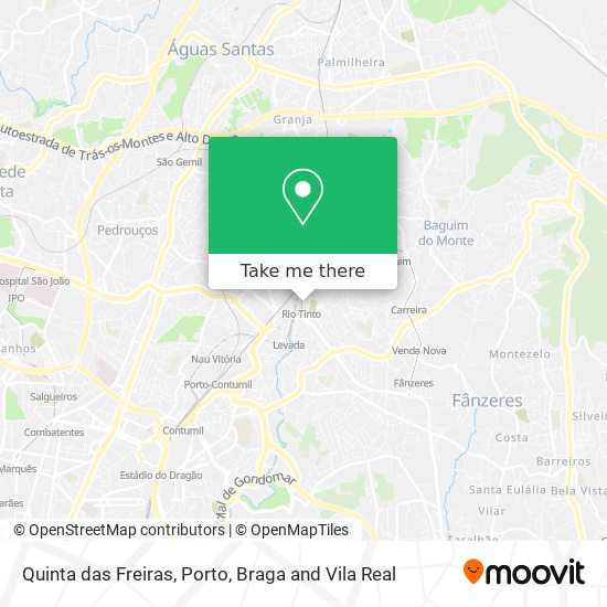 Quinta das Freiras map