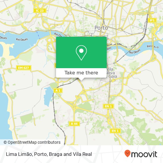 Lima Limão map