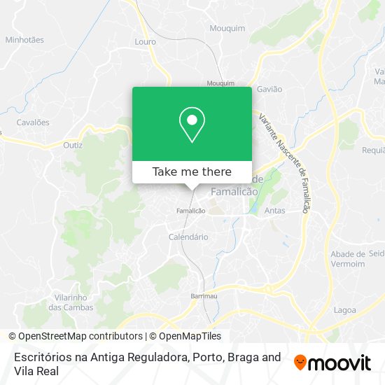 Escritórios na Antiga Reguladora mapa