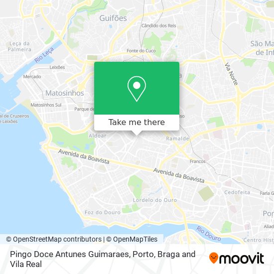 Pingo Doce Antunes Guimaraes map