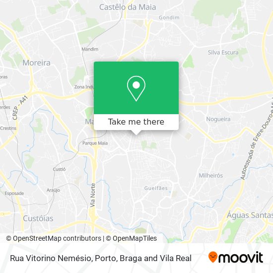 Rua Vitorino Nemésio map