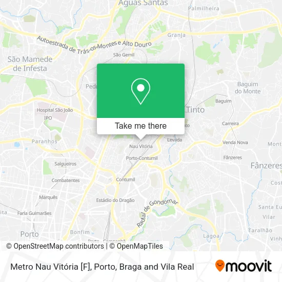 Metro Nau Vitória [F] mapa