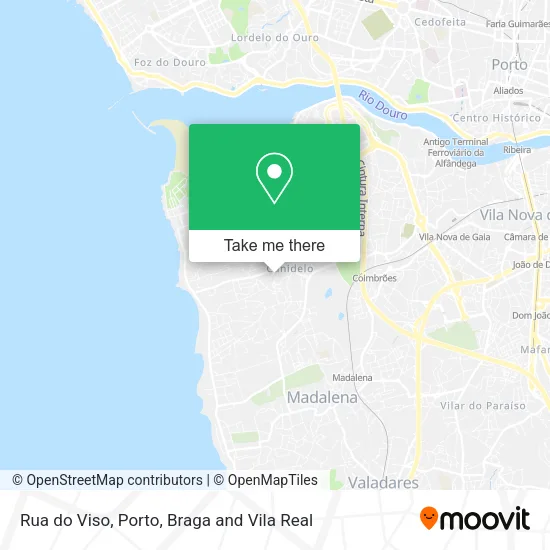 Rua do Viso map