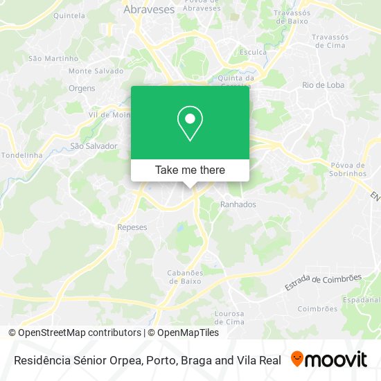 Residência Sénior Orpea map