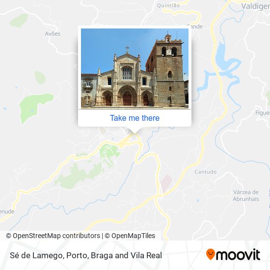 Sé de Lamego mapa