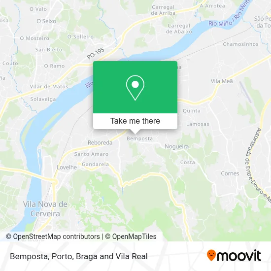Bemposta map