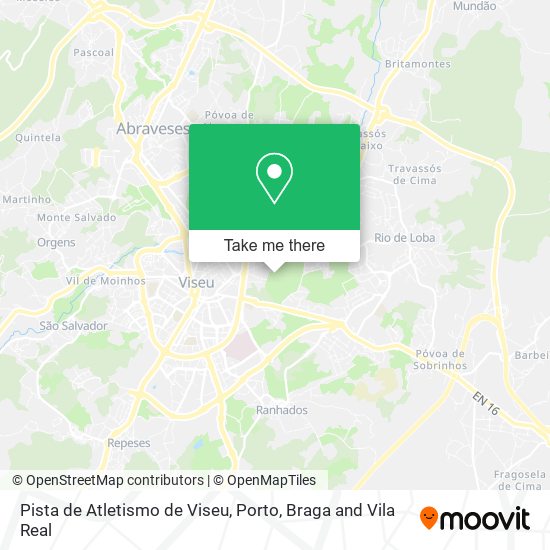 Pista de Atletismo de Viseu map