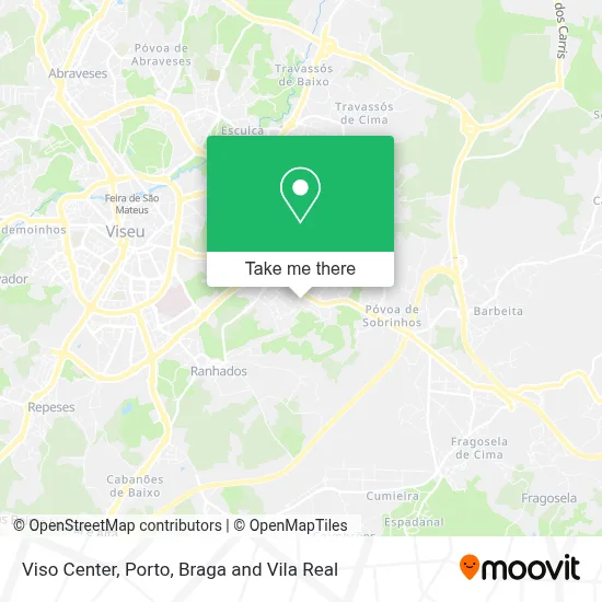 Viso Center map