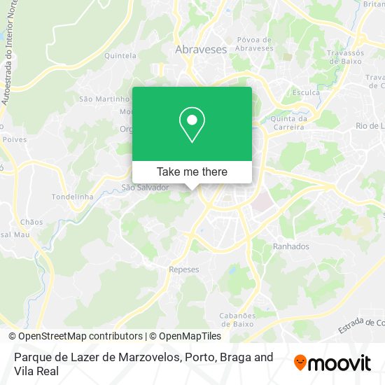 Parque de Lazer de Marzovelos map