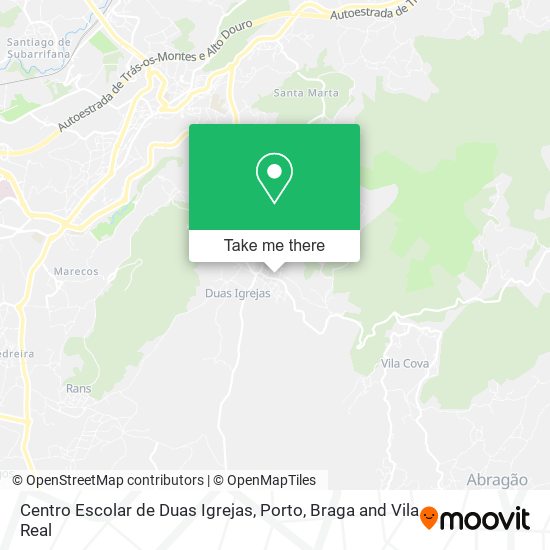 Centro Escolar de Duas Igrejas mapa